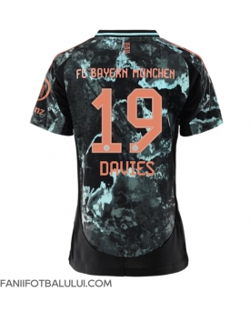 Bayern Munich Alphonso Davies #19 Tricou Fotbal Replică 2024-25 Femei Deplasare